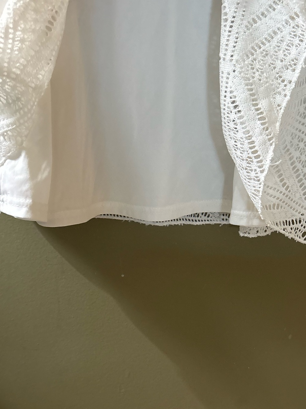 LIKE NEW J GEE WHITE SLEEVELESS LACE DRESS SIZE S - Picture 7 of 12